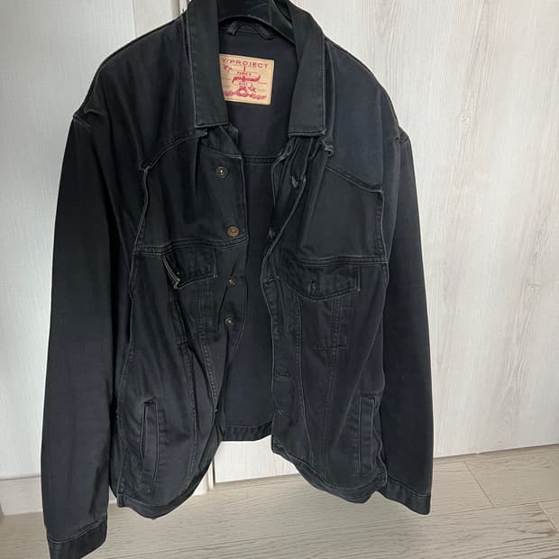 (급처) 와이프로젝트 팝오버 데님 자켓 S