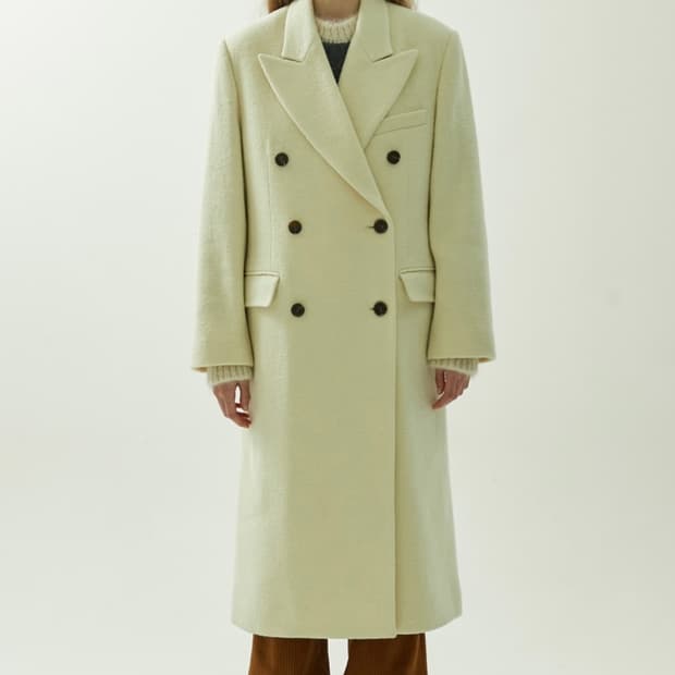 enor 테일러드 더블코트