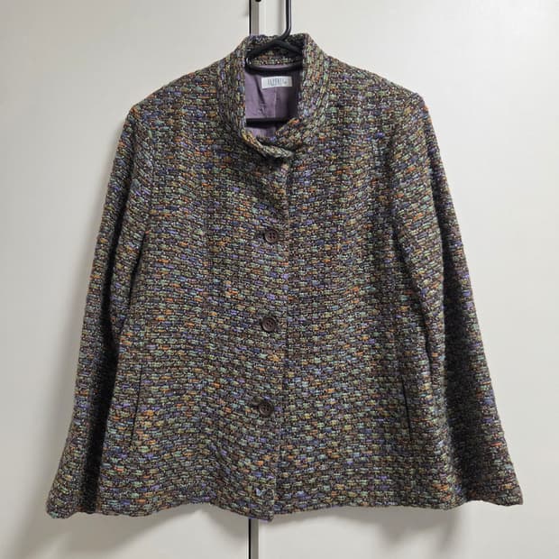 Leporte 재팬 울 트위드 자켓 M-L