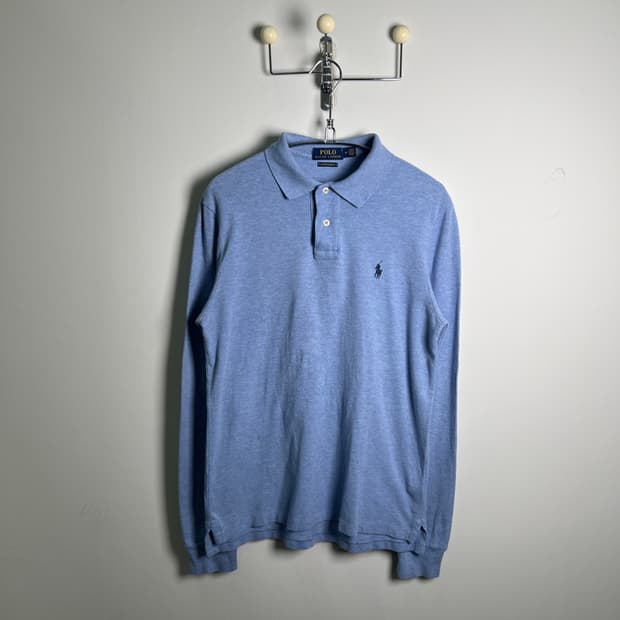 POLO 폴로 랄프로렌 라이트 블루 긴팔 카라티 M