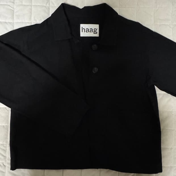 Haag a washing jacket (black)