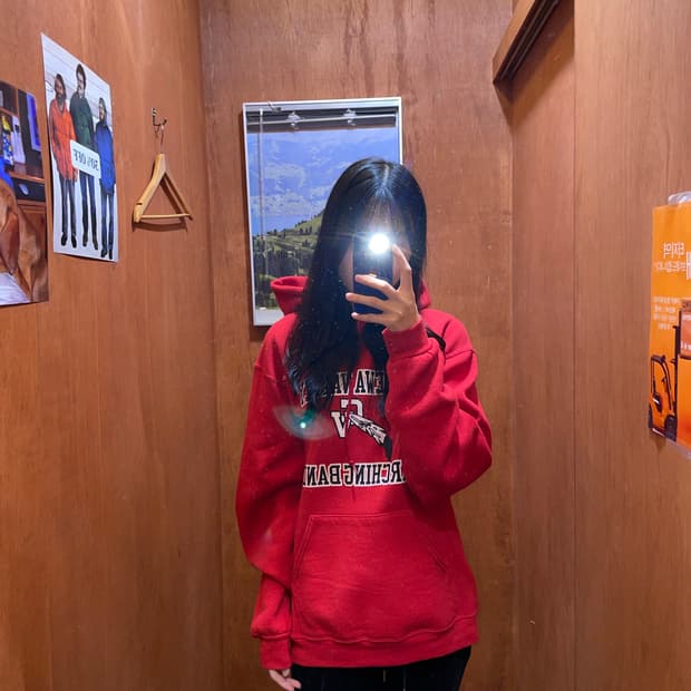 (M) RUSSELL ATHLETIC 러셀 애슬레틱 프린팅 후드티