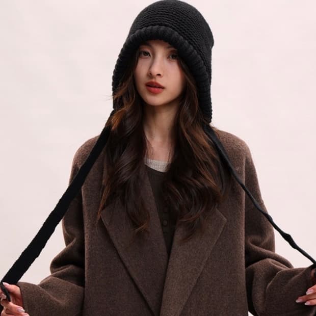 루즈핏 후드비니