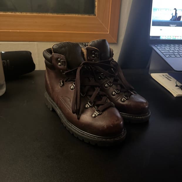 빈티지 하이킹 부츠 255 