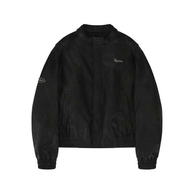 카시코 yantra faux leather jacket 레더자켓 블랙