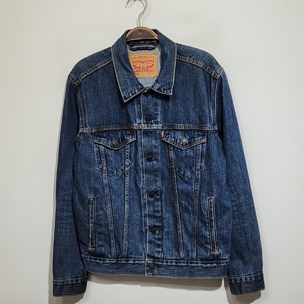(M) 리바이스 청자켓 중청 데님자켓 레드탭 