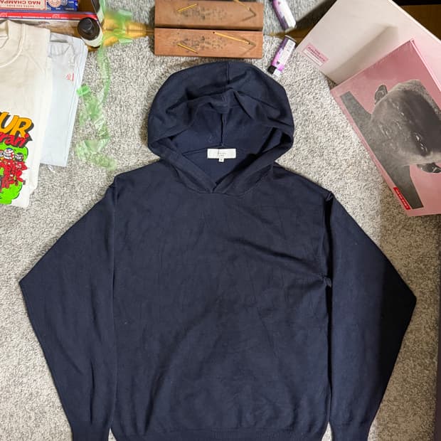 비밍바이빔즈 니트 후드 롱슬리브