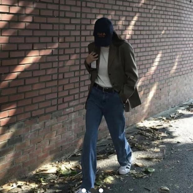 런던플랏 워시드 데님 s