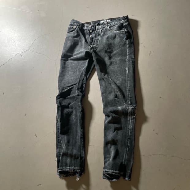 KZ ATELIER Black Denim Pants