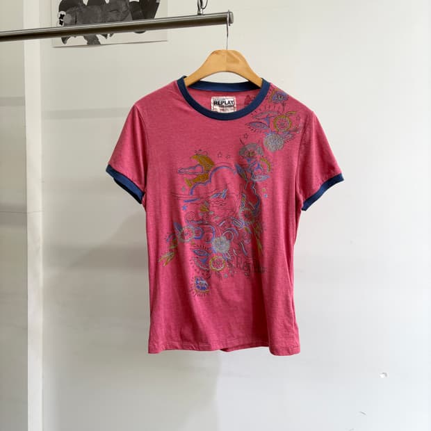 REPLAY  반팔 티셔츠