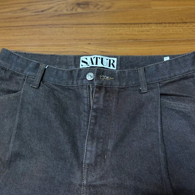 [XL] 세터 카이엔 데님 팬츠 브라운