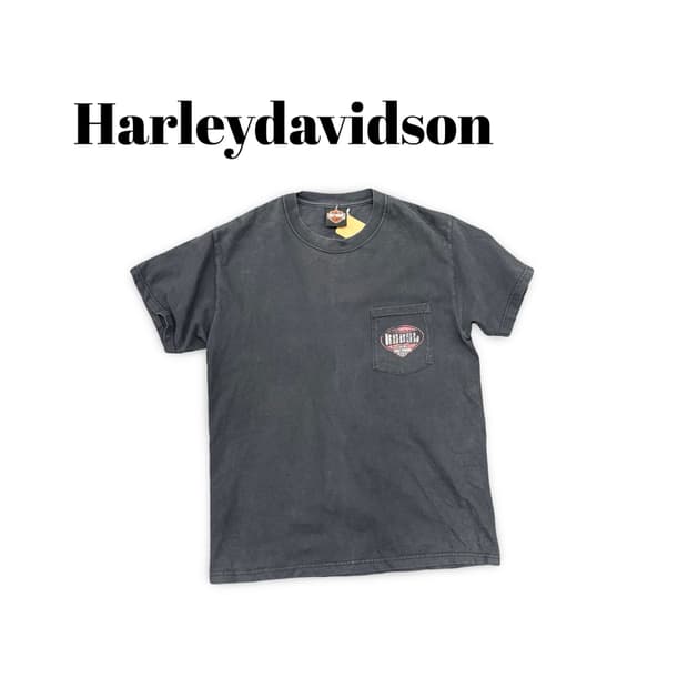 (90)할리데이비슨빈티지반팔