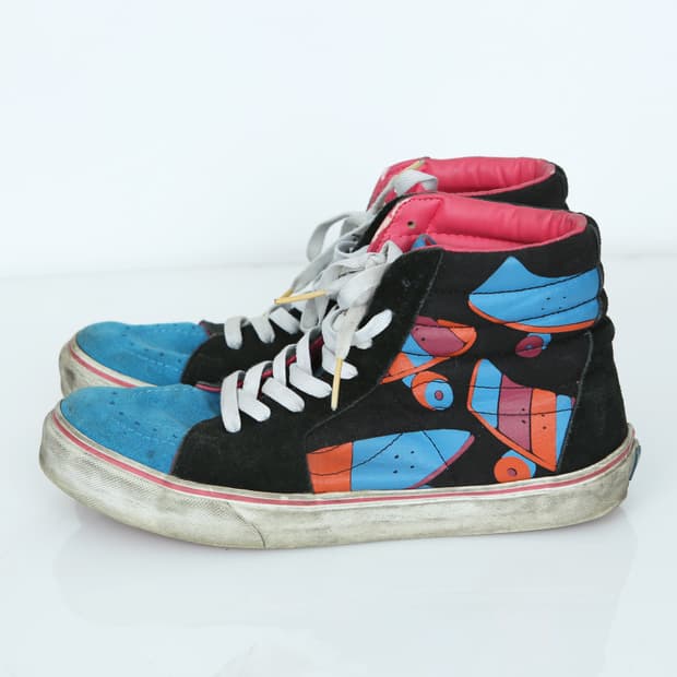 반스 x PARRA 스케이트 하이 sk8-hi