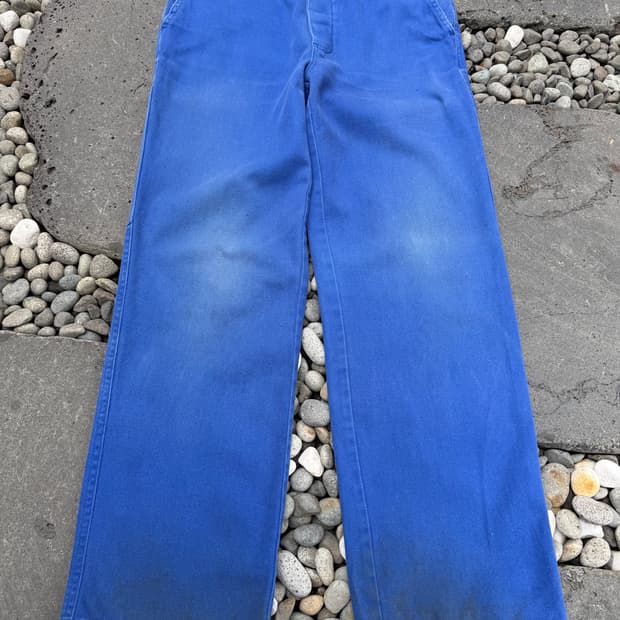 FADED VINTAGE WASHED 1980s 페이드 프렌치워크팬츠