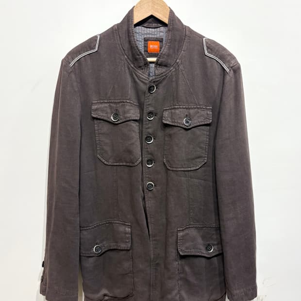 휴고보스 포켓 셔츠 자켓