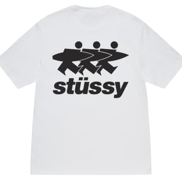 스투시 서프워크 반팔 화이트 XL 