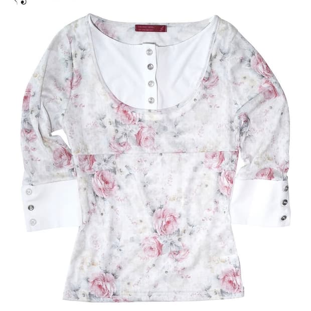 인앤양인하모니 Layered top, rose 레이어드 탑 로즈