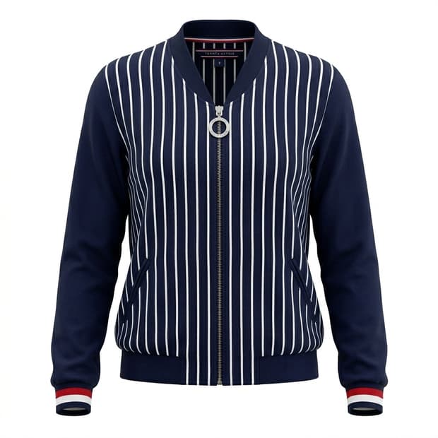 💙봄아우터 | 타미힐피거 스트라이프 블루종 55~66 | 가볍고 시원