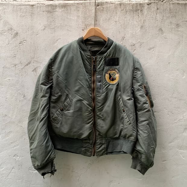50s 미 공군 MA-1 플라이트 자켓