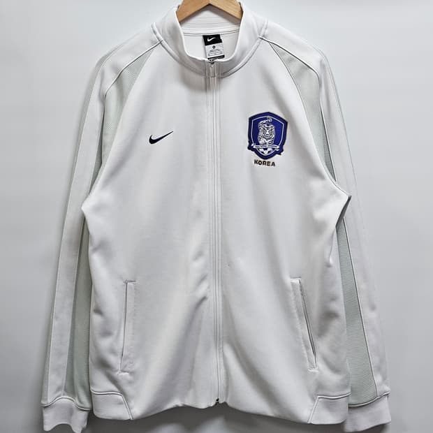 나이키 대한민국 축구국대 화이트 트랙탑져지 XL