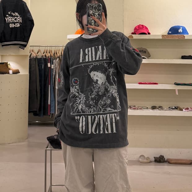 빈티지 아키라 테츠오 프린팅 롱슬리브 U1366