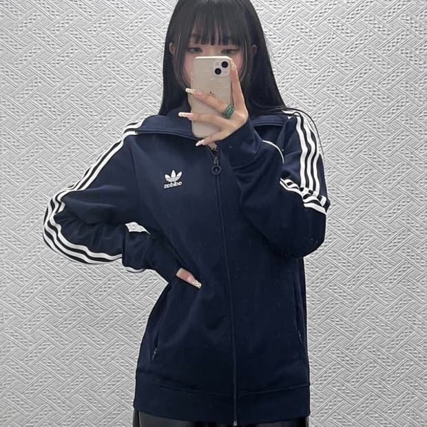 아디다스 빈티지 유로파 올드스쿨 져지 집업 110 C09791