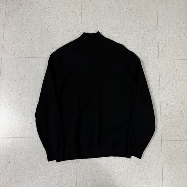 보세 모크넥 니트 스웨터 블랙 m