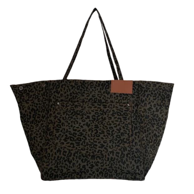 Vintage Leopard Big Bag 