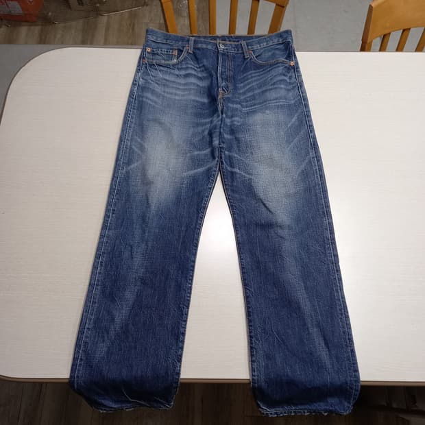 34 07's 리바이스501 워싱 일자진 34-555