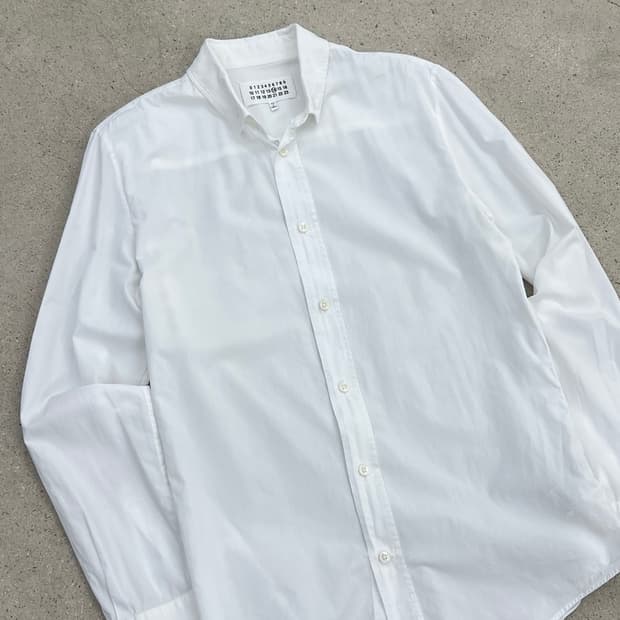 메종 마틴 마르지엘라 14AW 화이트 셔츠