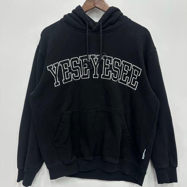 예스아이씨 블랙 후드티 