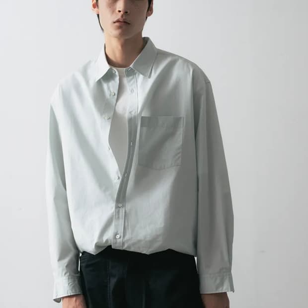 와기 - 아기택트 셔츠. 화이트 그레이 컬러 3사이즈
