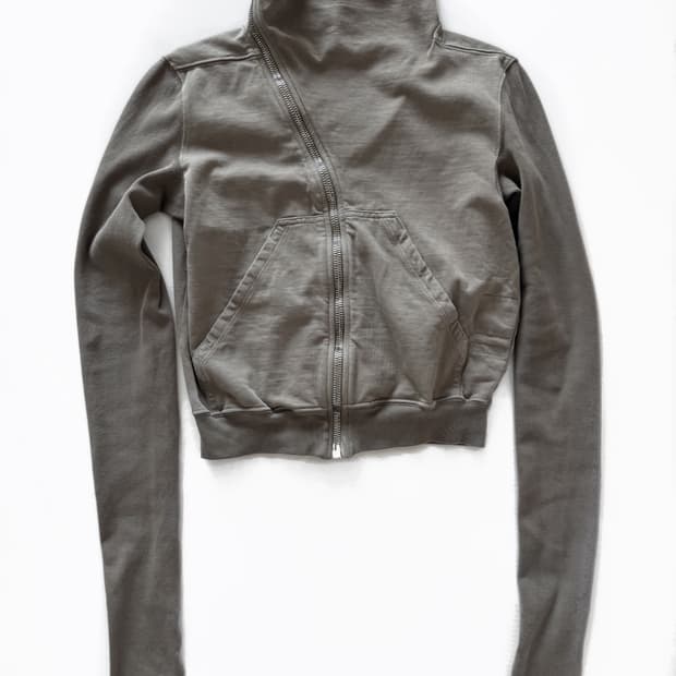 릭오웬스 다크쉐도우 하이넥집업