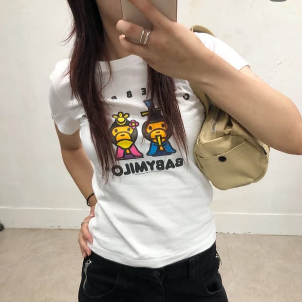 베이프 베이비 마일로 티셔츠