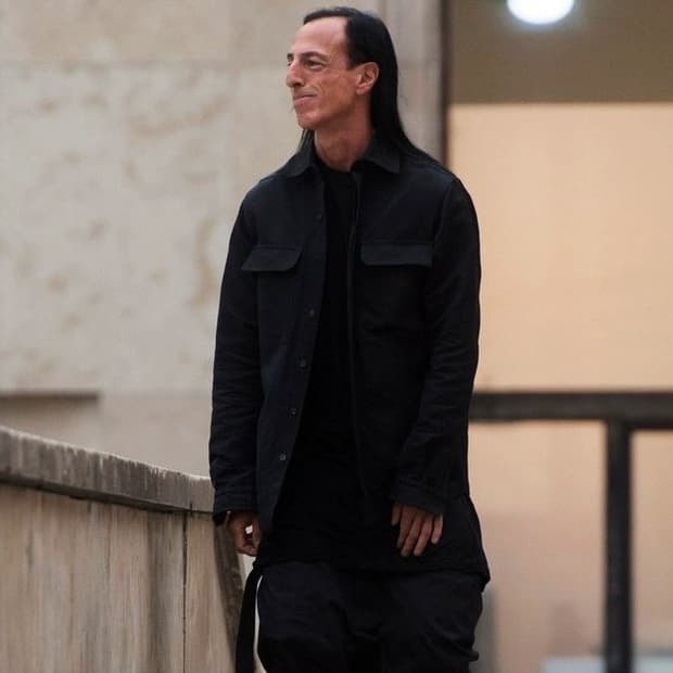 릭오웬스 17SS 다크쉐도우 필드 셔츠 자켓 블랙