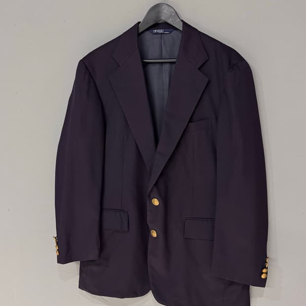 80s 폴로랄프로렌 금장 블레이저 