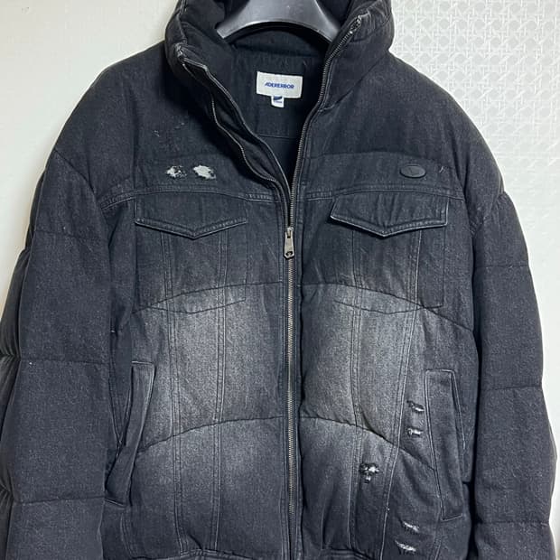 [L사이즈] 아더에러 녹스 푸퍼재킷 흑청