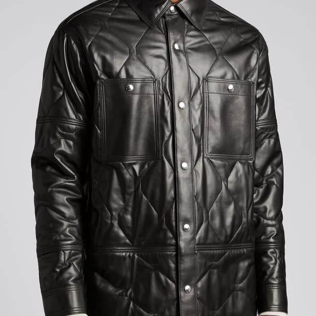 BERLUTI 벨루티 이탈리아 최상급 가죽 킬팅 패딩 자켓 샤켓 필드 