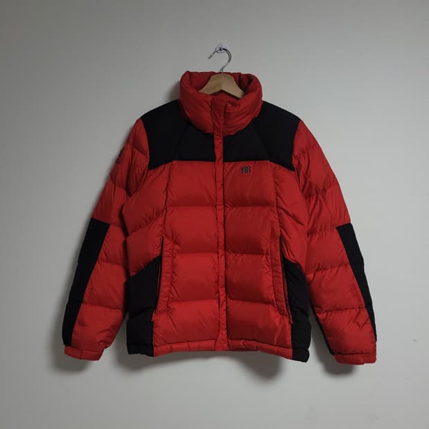 (95) 코오롱 스포츠 레드 구스다운 패딩 800