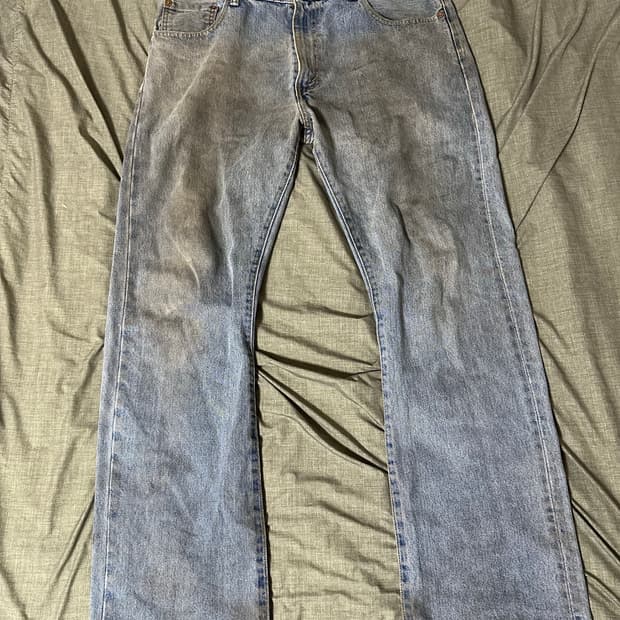리바이스517 빈티지워싱 연청 36/32 착샷있음