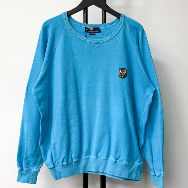 폴로랄프로렌 90s 유니 패치 스웻셔츠