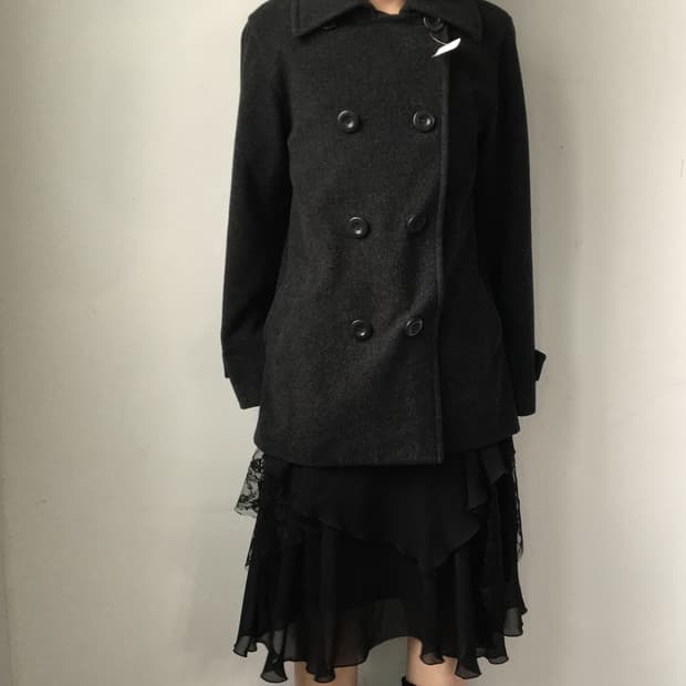 Double button coat