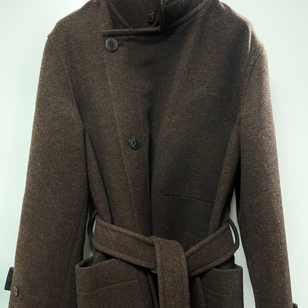 [XS]르메르 24fw 랩 코트/브라운