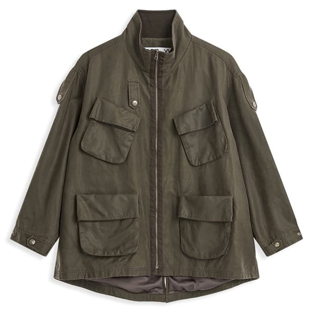 오픈와이와이 카고 포켓 필드 자켓 브라운