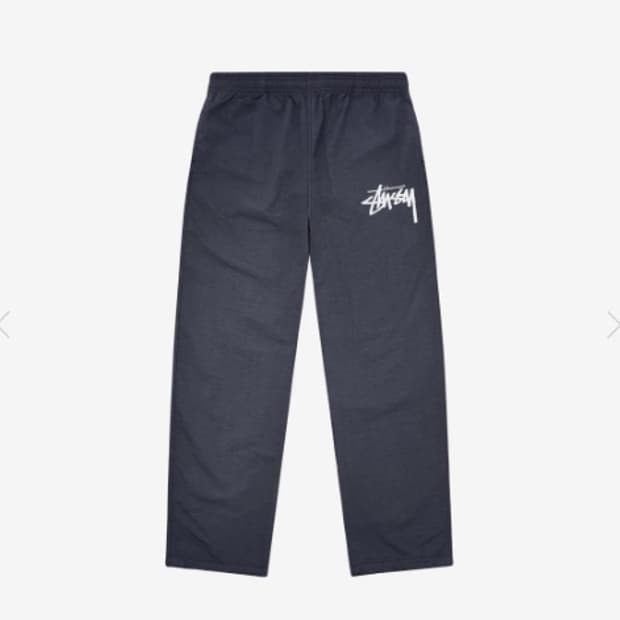 나이키 x 스투시 비치팬츠 블랙 