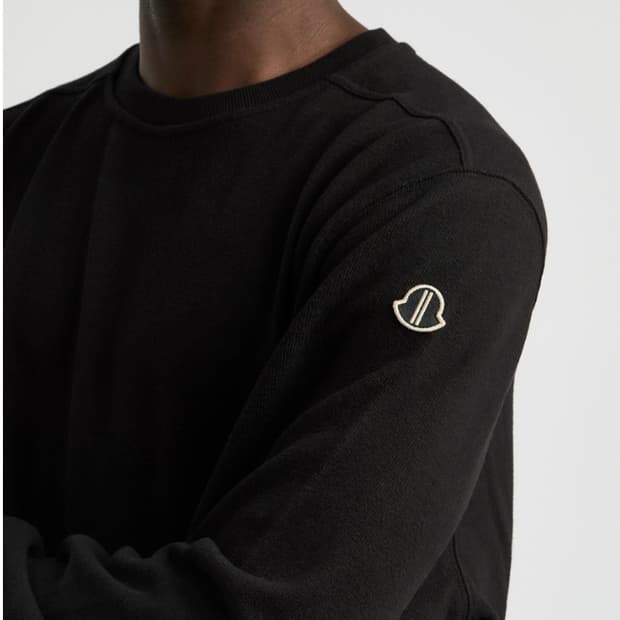 [New] 몽클레어 x 릭오웬스 점보 크루넥 저지 스웨터 블랙 