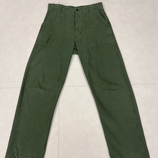 오어슬로우 레귤러핏 퍼티그팬츠 유즈드워시 2사이즈 판매합니다