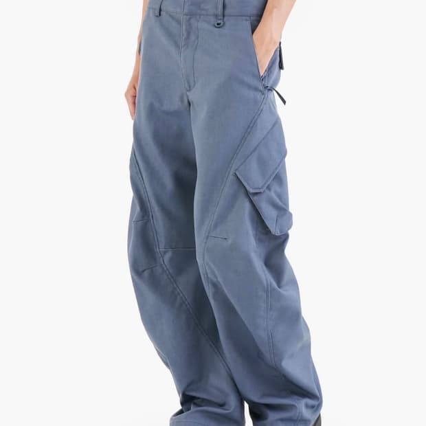 JiyongKim Multi Pocket Trousers - Blue