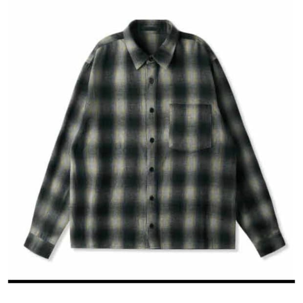 htae American Yellow Check Shirts 3size