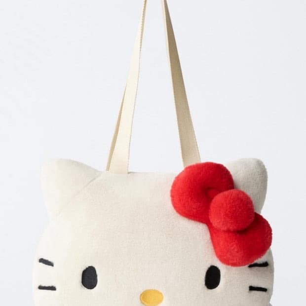 자라 키즈 키티 토트백 